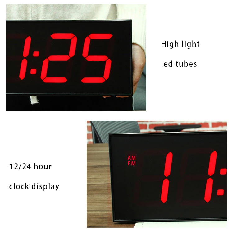 led red wall clock 4 led red wall clock 4